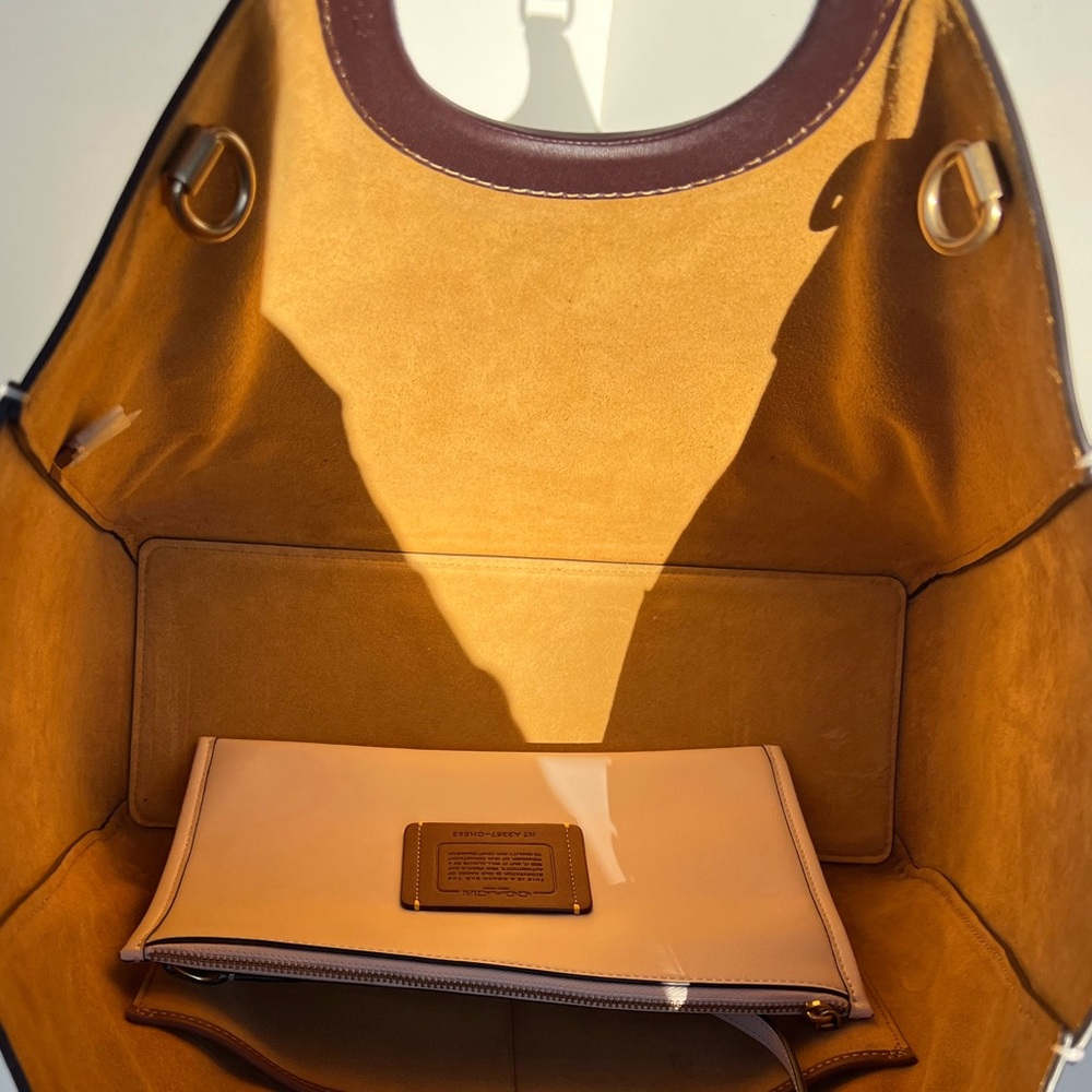 Coach Rae Tote Bag In Colorblock - Picture 13 of 14